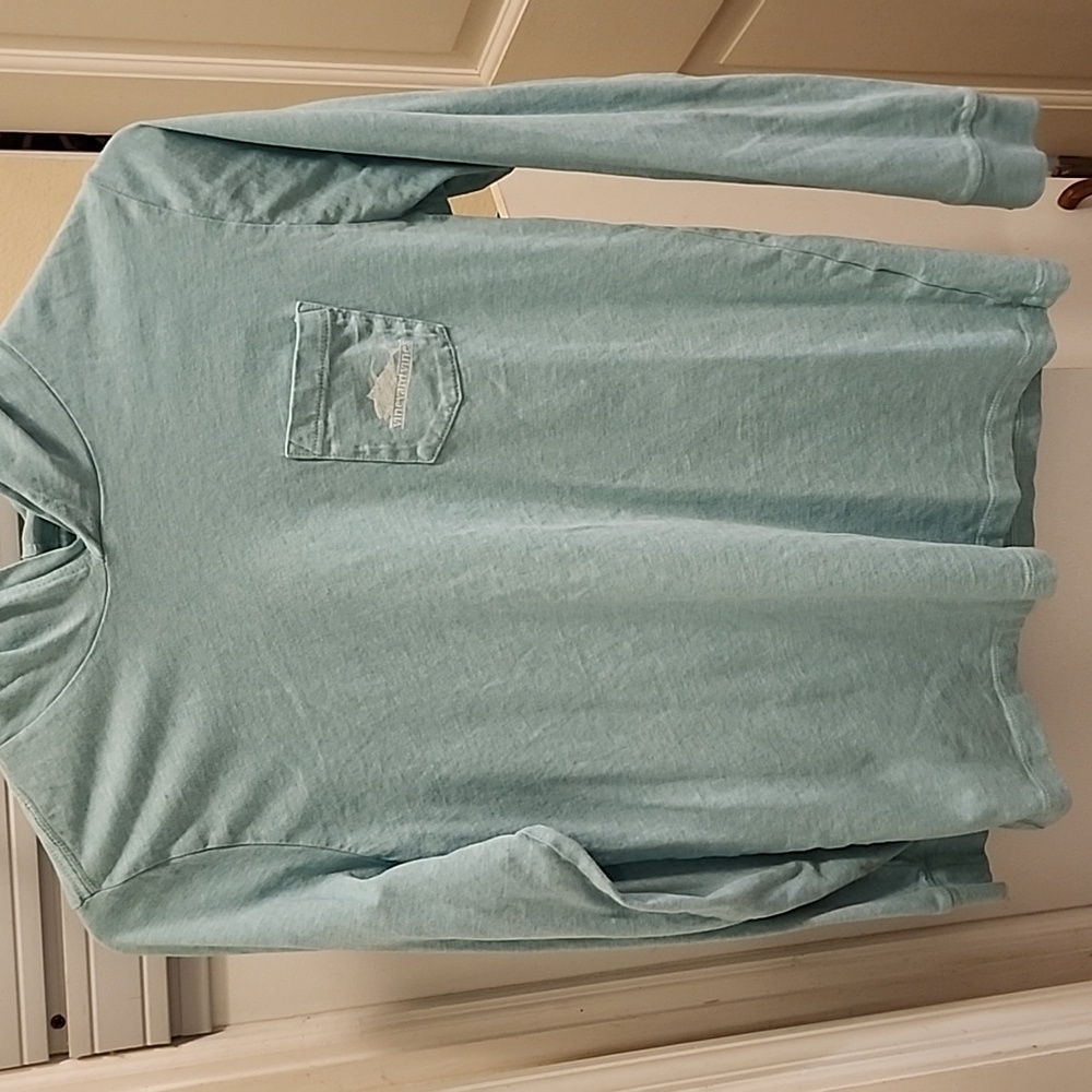 Vineyard Vines, long sleeved hoodie, size M, light blue